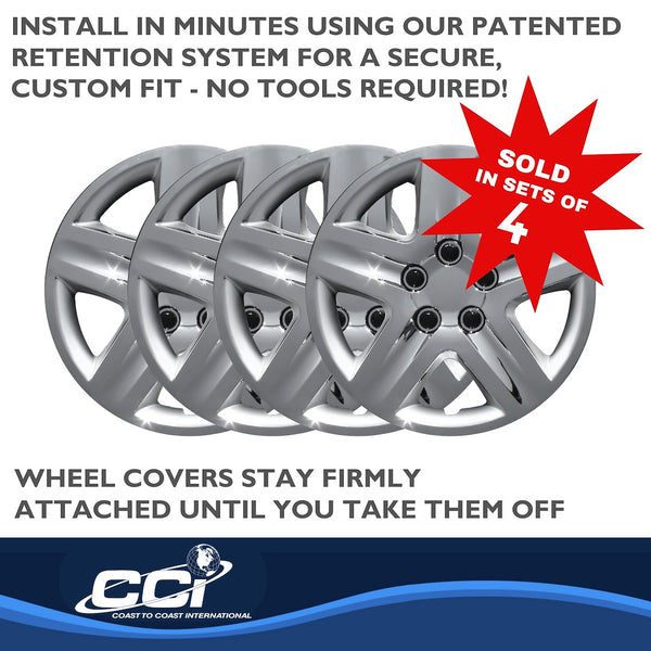 17 Inch Chrome Plated Wheel Cover Set (MPN: IWC43117C)
