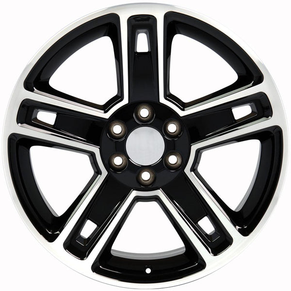 OE Wheels CV74B 22 Inch Aluminum Wheel (MPN: CV74B-22090-6550-24MB)