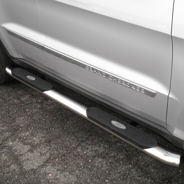 Aries 4 Inch Oval Nerf Bar With Step Pads (MPN: S221008-2)