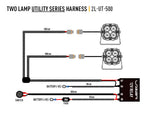 Triple-R Light Work Light Power Cable (MPN: 2L-UT-500)
