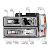 AnzoUSA Headlight Assembly (MPN: 111529)