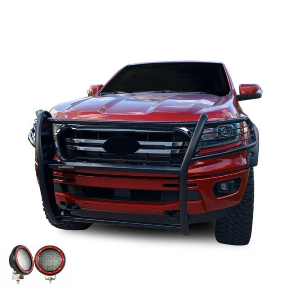 Black Horse Grille Guard Kit (MPN: 17FP10MA-PLFR)