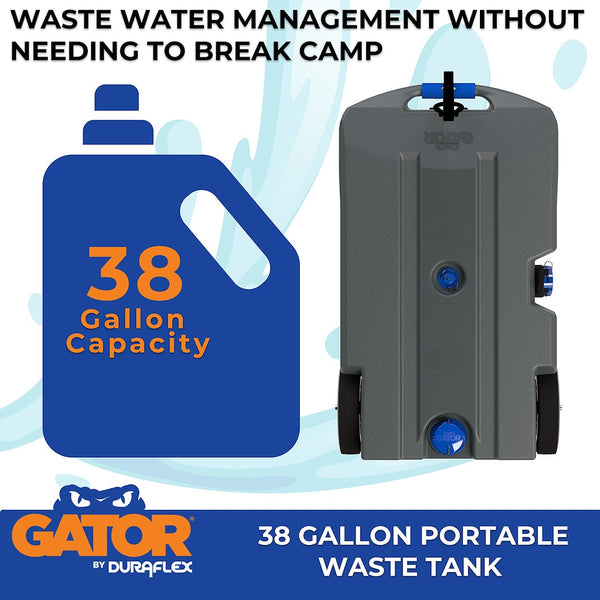 Gator Portable Waste Holding Tank (MPN: 21904G)