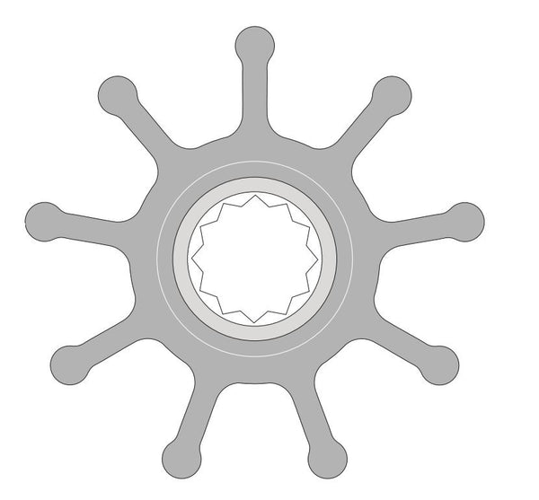 Jabsco Water Pump Impeller (MPN: 6760-0001)