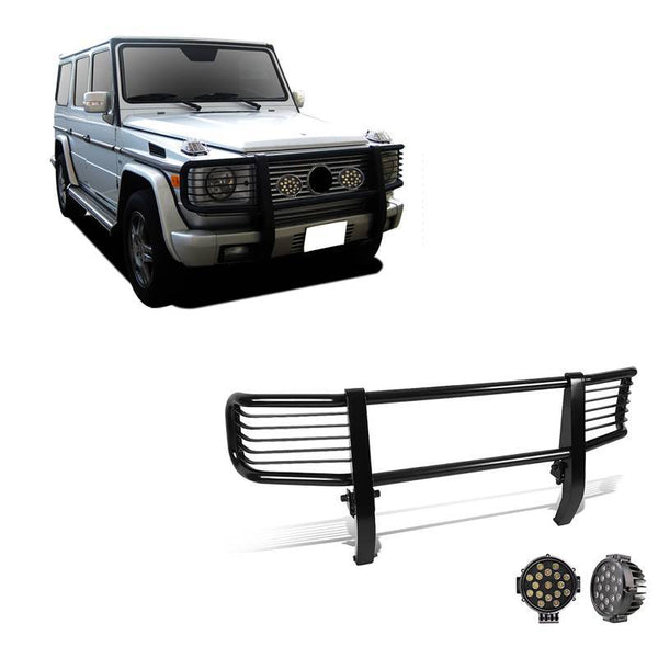 Black Horse Grille Guard Kit (MPN: PGBZA008A-PLB)