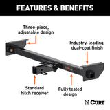 CURT Adjustable Trailer Hitch for RVs (MPN: 13701)