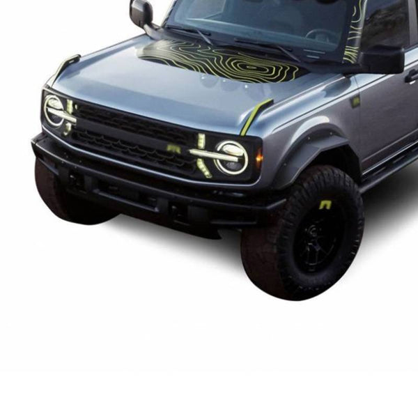 Black Horse Off Road Fender Flares (MPN: FF-FBF21HD)