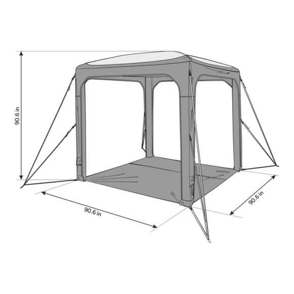 Dometic HUB 2 REDUX Portable Canopy (MPN: 9120001968)