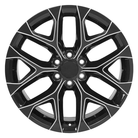 OE Wheels CV98B 22 Inch Aluminum Wheel (MPN: CV98B-22090-6550-24BM)