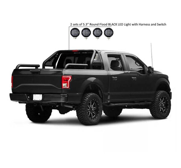 Black Horse Offroad Truck Bed Bar (MPN: GLRB-01B-PLFB)