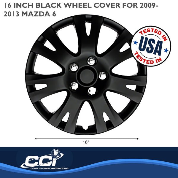 Coast To Coast 16 Inch Wheel Cover Set (MPN: IWC103216BLK)