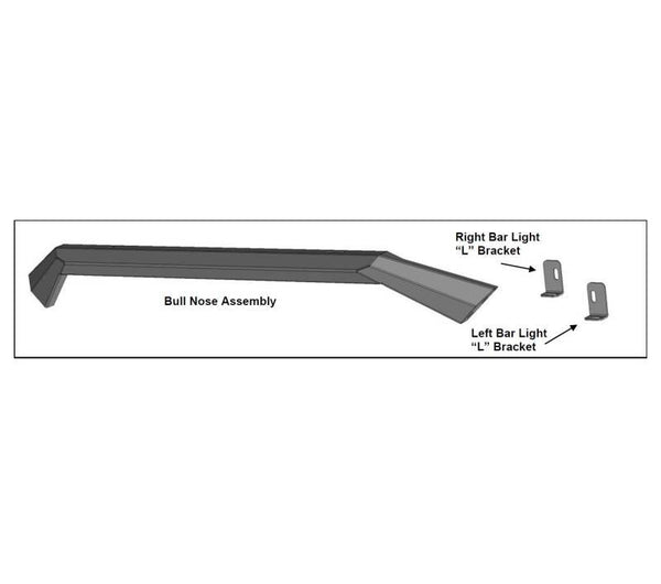 Black Horse Offroad Bull Bar Armour II (MPN: AFB-F117-BN)