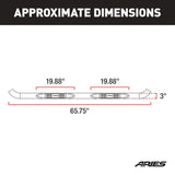 Aries 3 Inch Round Nerf Bar (MPN: 205015)
