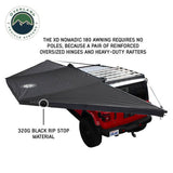 Overland Vehicle Systems XD Nomadic 180 Awning (MPN: 19609927)
