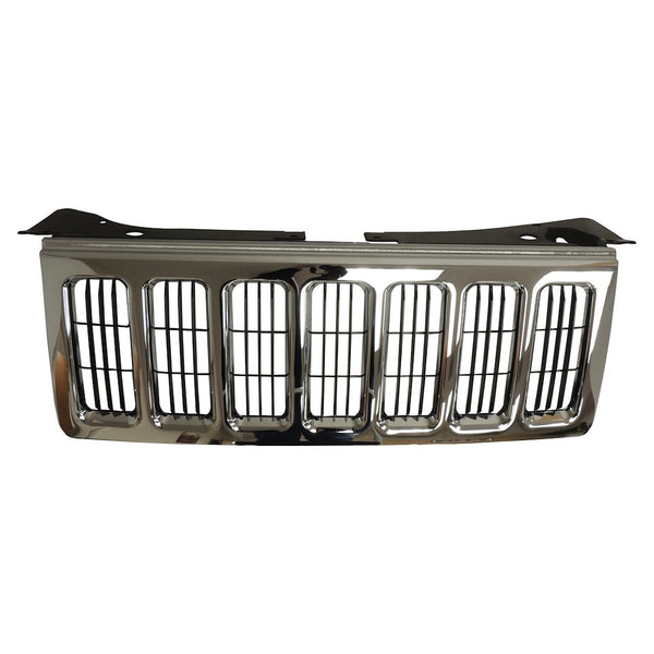 Crown Automotive Chrome Grille for Jeep Commander (MPN: 55156975AD)