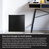 Magic Chef Single Compartment Mini Refrigerator (MPN: MCR170BE)