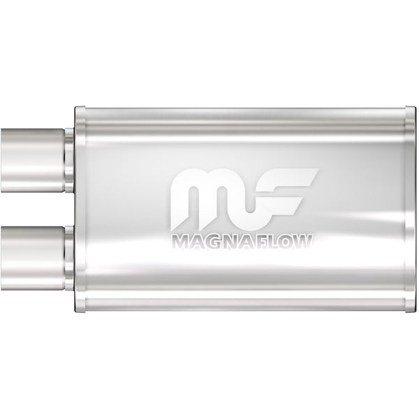 MagnaFlow Oval Stainless Steel Exhaust Muffler (MPN: 14210)