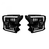 Recon Headlight Assembly With Halogen Bulbs (MPN: 264290BKC)