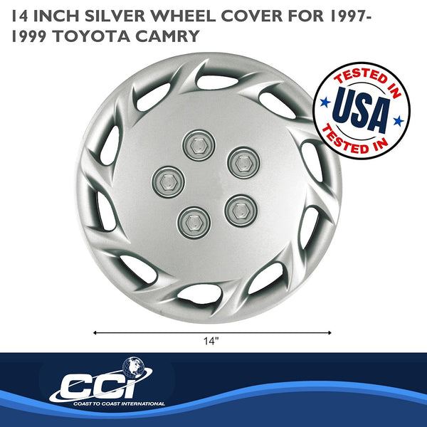 Coast To Coast Wheel Cover 14 Inch Set of 4 (MPN: IWCB87714S)