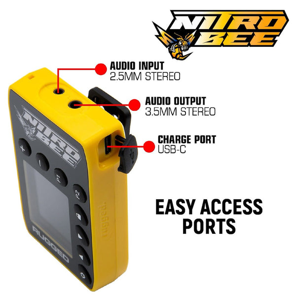Rugged Radios Nitro Bee Xtreme Handheld UHF Radio (MPN: NITRO-BEE-X)