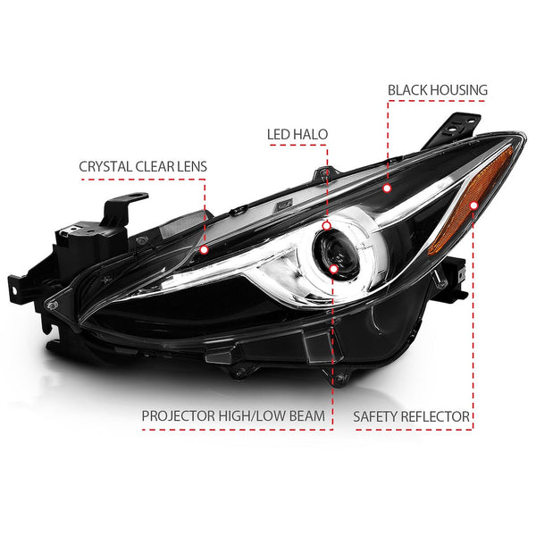 ANZO USA Headlight Assembly (MPN: 121522)