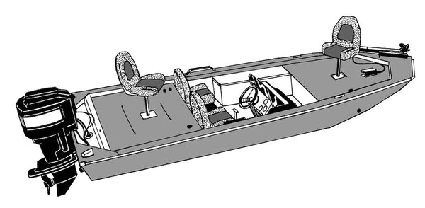 Carver Styled-To-Fit Boat Cover (MPN: 77817F-10)