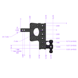 Gen-Y Hitch Torsion-Flex Trailer Hitch Ball Mount (MPN: GH-1226)