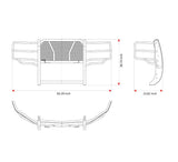 Black Horse Off Road Grille Guard (MPN: RU-CHSI15-B)