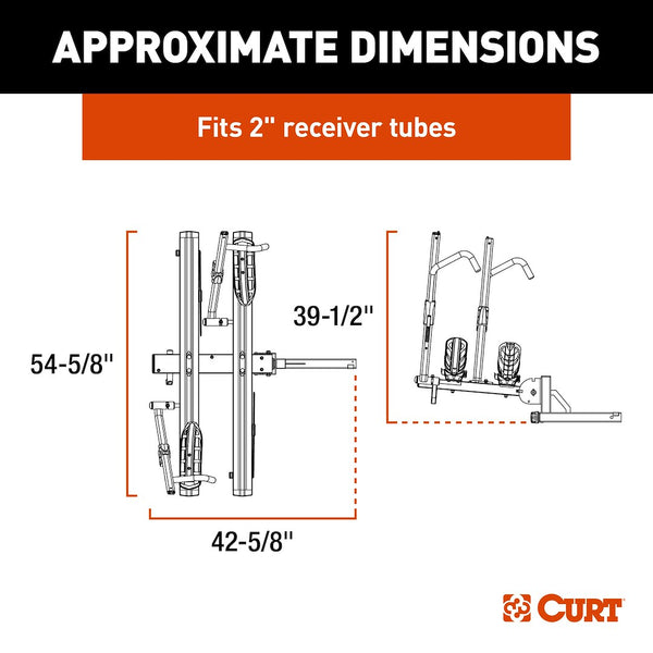 CURT Bike Rack for 2 Inch Receiver Hitch Mount (MPN: 18088)