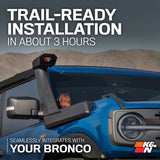 K&N Air Intake Snorkel System (MPN: 63-8002)