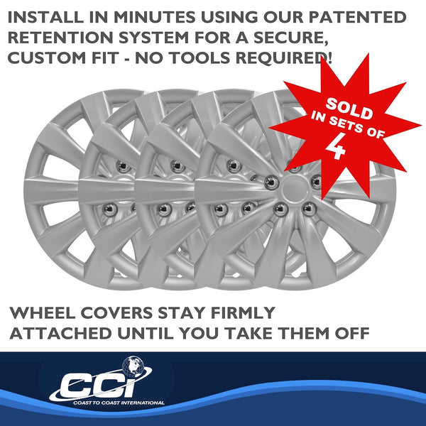 16 Inch Wheel Cover Set by Coast To Coast (MPN: IWC103816S)