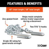 CURT Trailer Safety Chain (MPN: 80031)