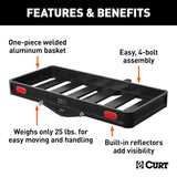 Curt Aluminum Trailer Hitch Cargo Carrier (MPN: 18113)