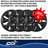 Coast To Coast Wheel Cover Set (MPN: 56619BLK)