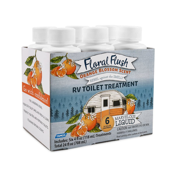 Waste holding tank treatment with floral flush (MPN: 41481)