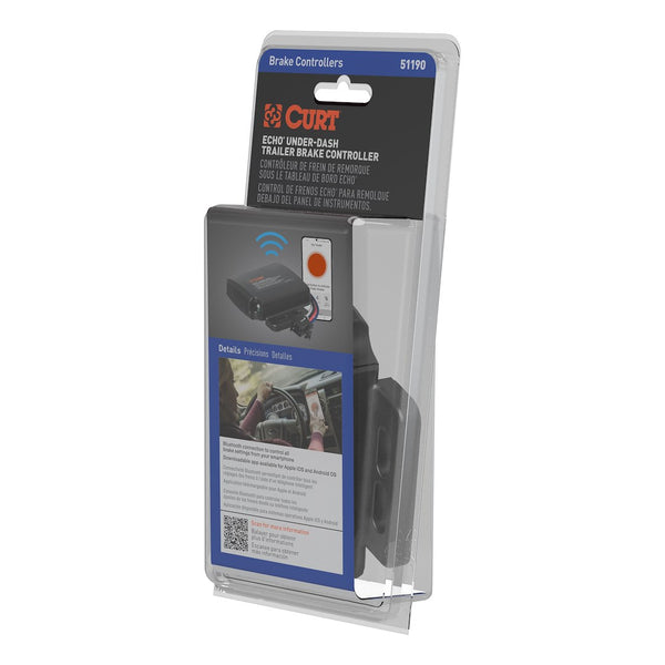 CURT Echo Wireless Trailer Brake Controller (MPN: 51190)