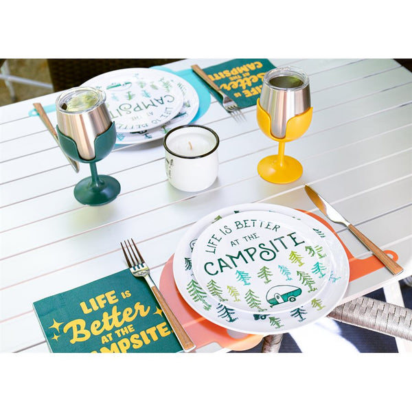 Camco Life Is Better At The Campsite Wine Tumblers (MPN: 53465)