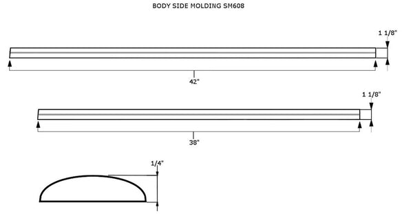 Coast To Coast Side Molding (MPN: CCISM608)
