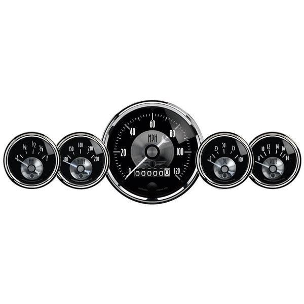 AutoMeter Prestige Black Diamond Gauge Set (MPN: 2003)