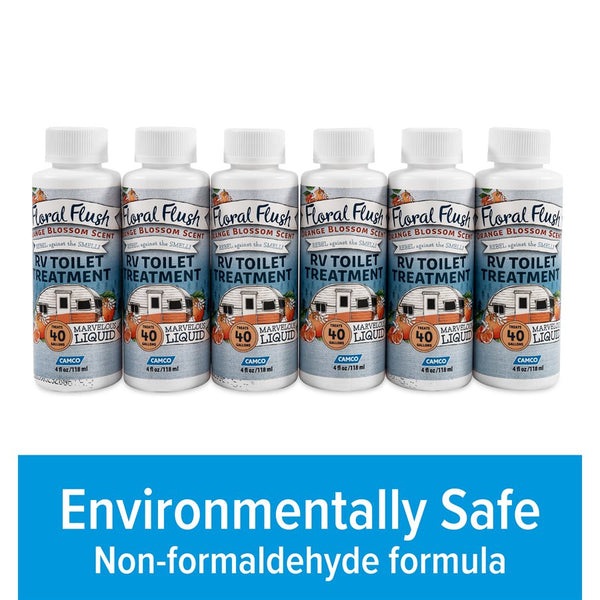 Waste holding tank treatment with floral flush (MPN: 41481)