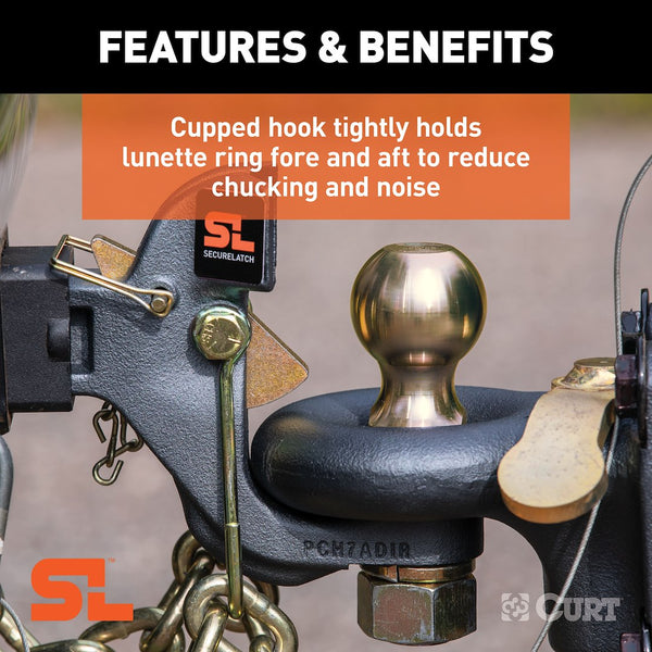 CURT Pintle Hook with Auto-Locking System (MPN: 48407)