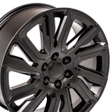 OE Wheels CV39 Aluminum Wheel (MPN: CV39-22090-6550-28B1-IB)