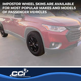 Coast To Coast Impostor Wheel Skin 18 Inch Gloss Black (MPN: IWCIMP416BLKN)