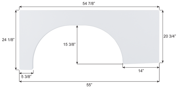 Icon Fender Skirt for Winnebago RVs (MPN: 16261)