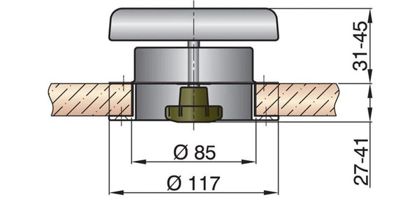 Vetus Mushroom Vent Cover (MPN: PORTOS1)
