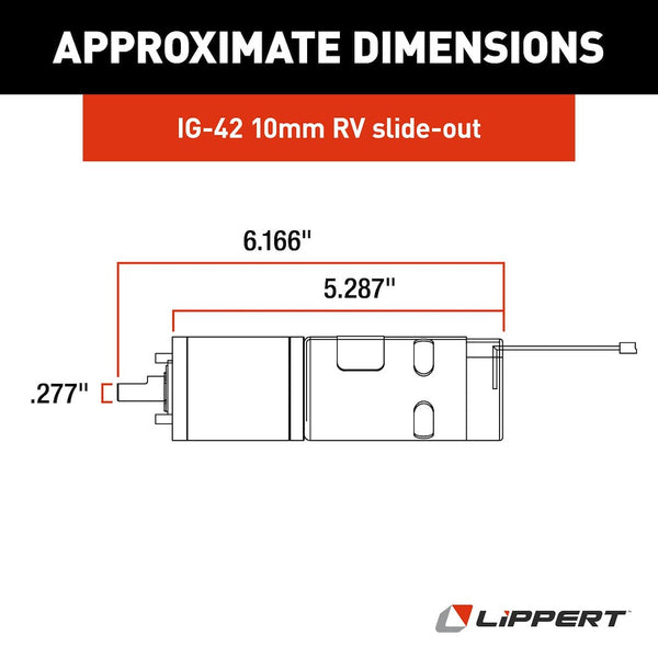 Lippert Components Slide Out Motor (MPN: 236575)