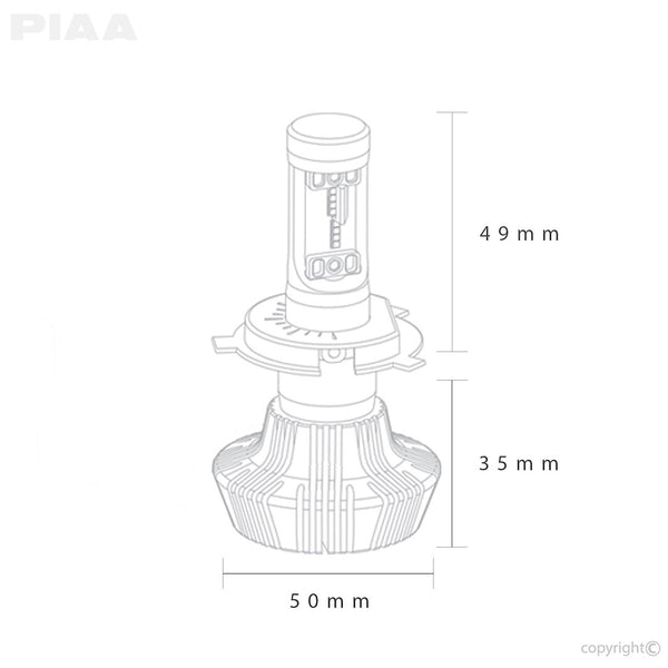 PIAA LED Headlight Bulb (MPN: 26-17395)