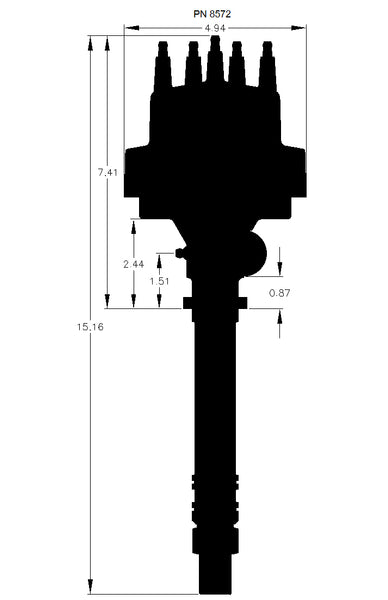 MSD Ignition Pro-Billet Distributor (MPN: 8572)