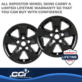 Coast To Coast Impostor Wheel Skin 17 Inch (MPN: IWCIMP345BLKN)