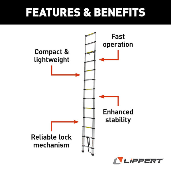 Lippert Telescoping RV Ladder (MPN: 2021097938)